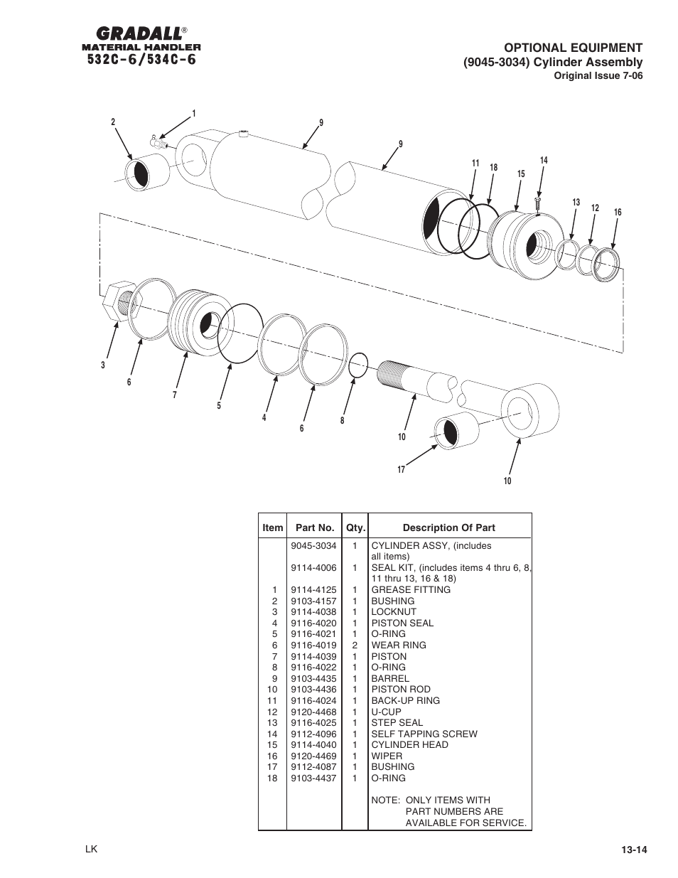 Gradall 534C-6 Parts Manual User Manual | Page 323 / 380