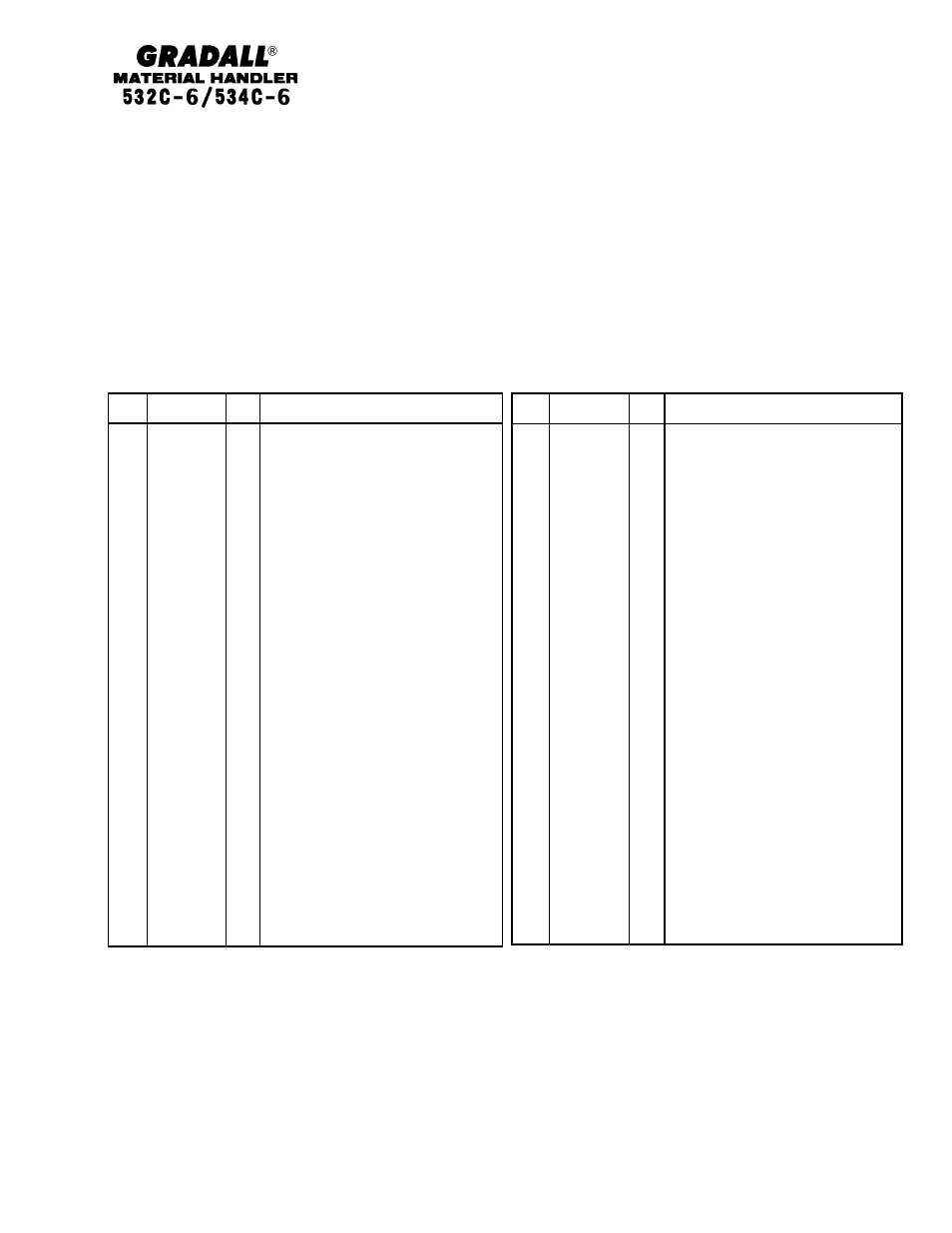 Chassis & attaching parts frame shrouding & trim | Gradall 534C-6 Parts Manual User Manual | Page 34 / 380