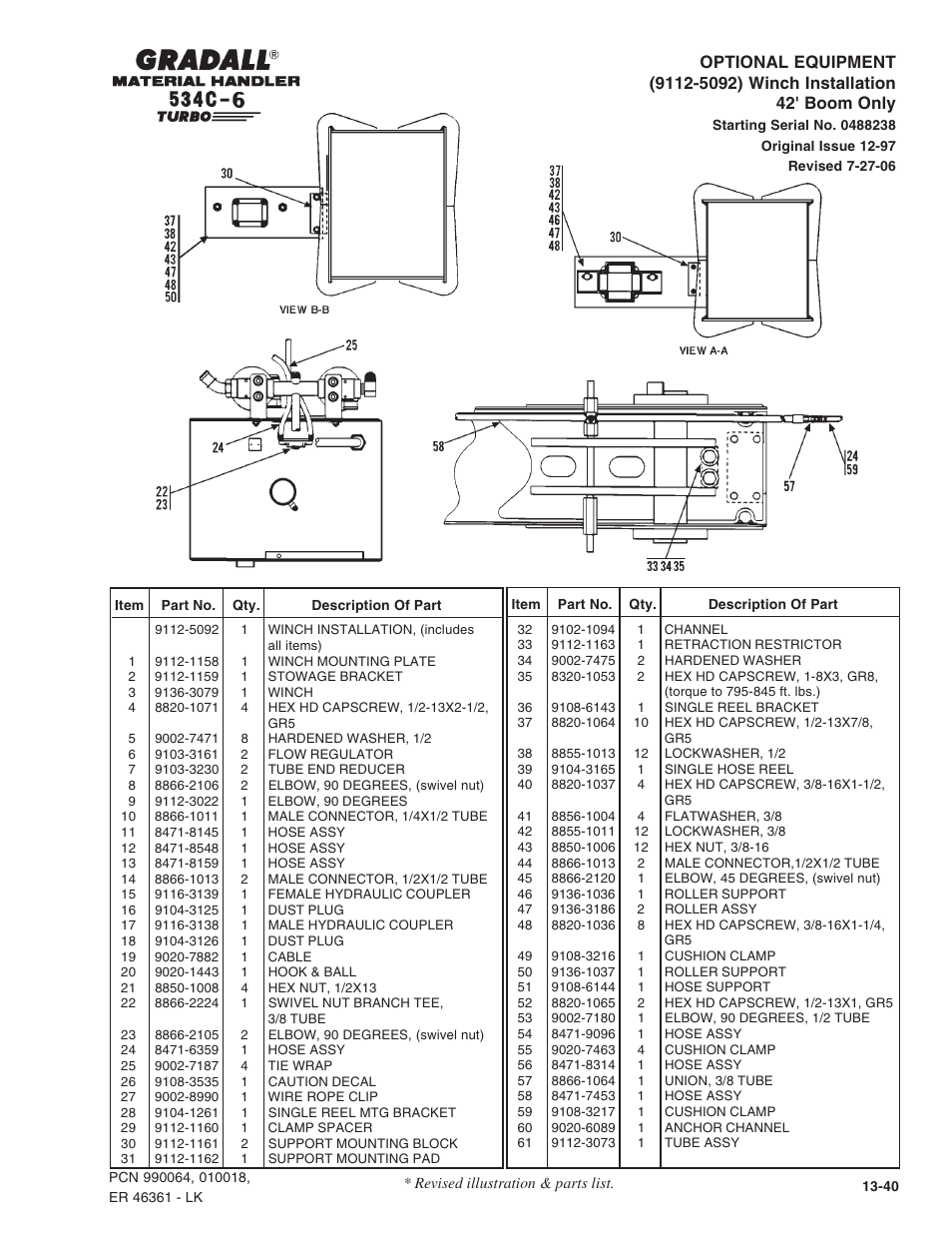 Gradall 534C-6 Parts Manual User Manual | Page 372 / 380