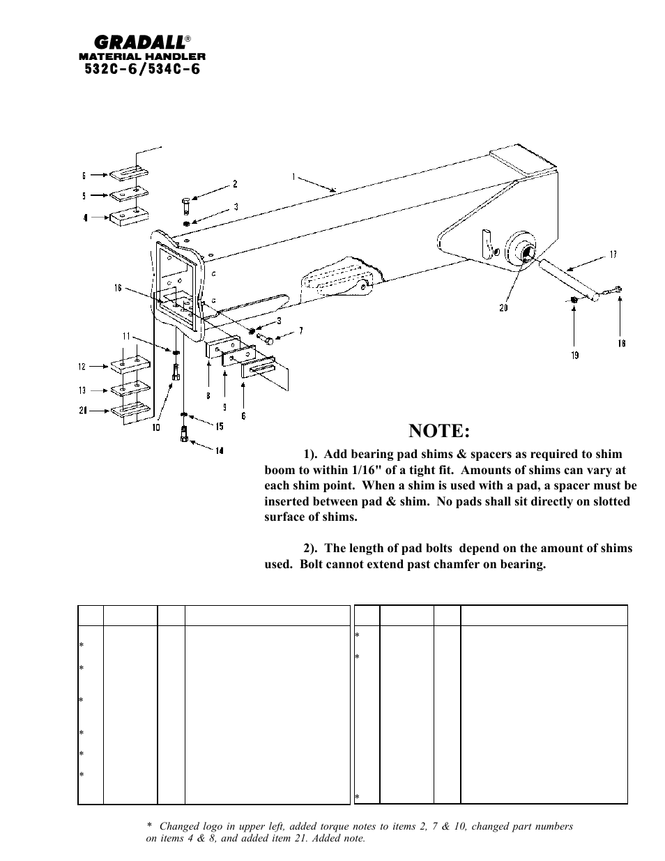 Section 3 boom | Gradall 534C-6 Parts Manual User Manual | Page 51 / 380