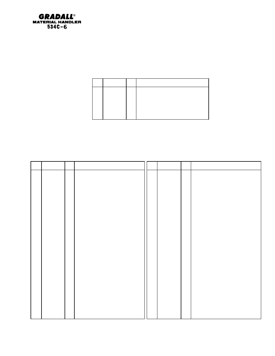 Gradall 534C-6 Parts Manual User Manual | Page 78 / 380