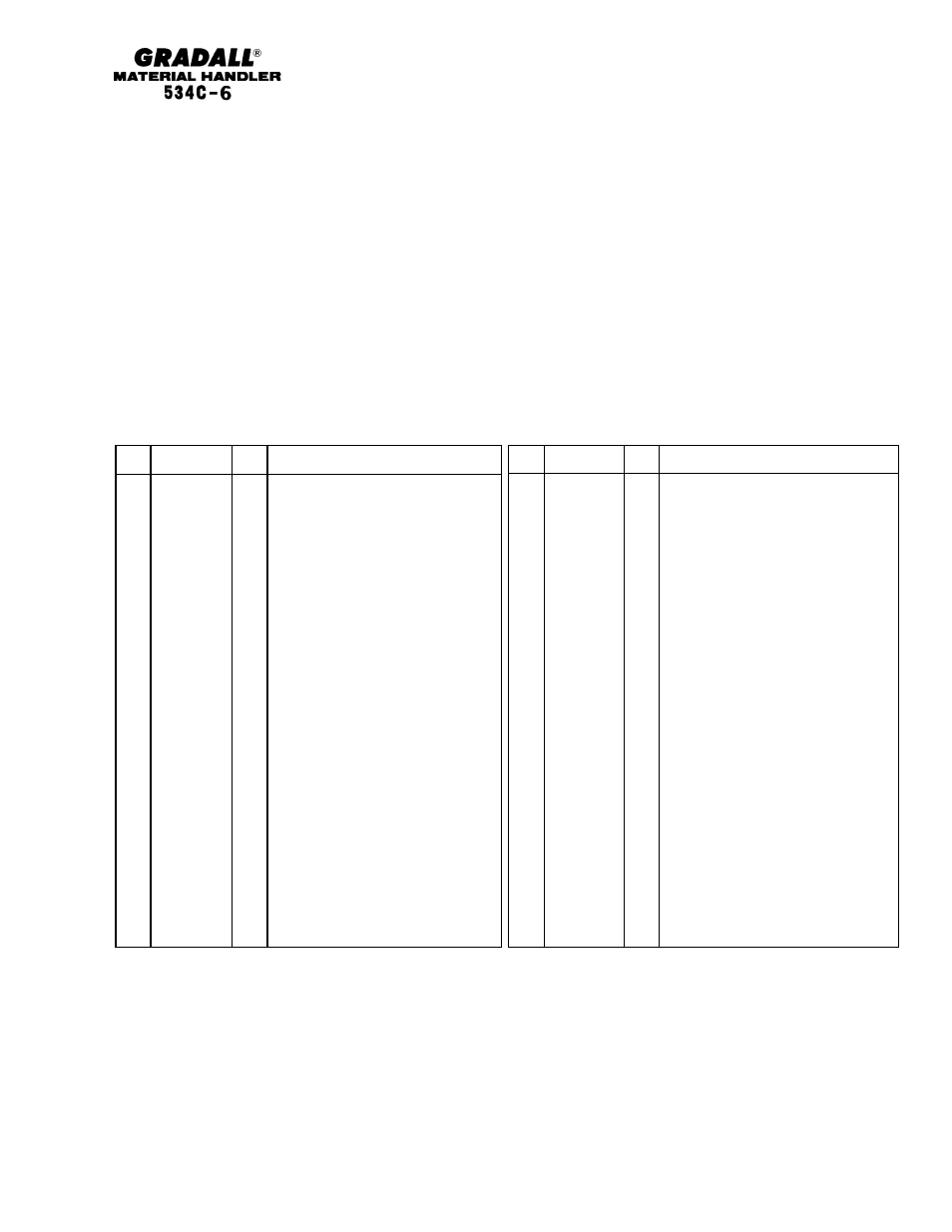 Gradall 534C-6 Parts Manual User Manual | Page 80 / 380