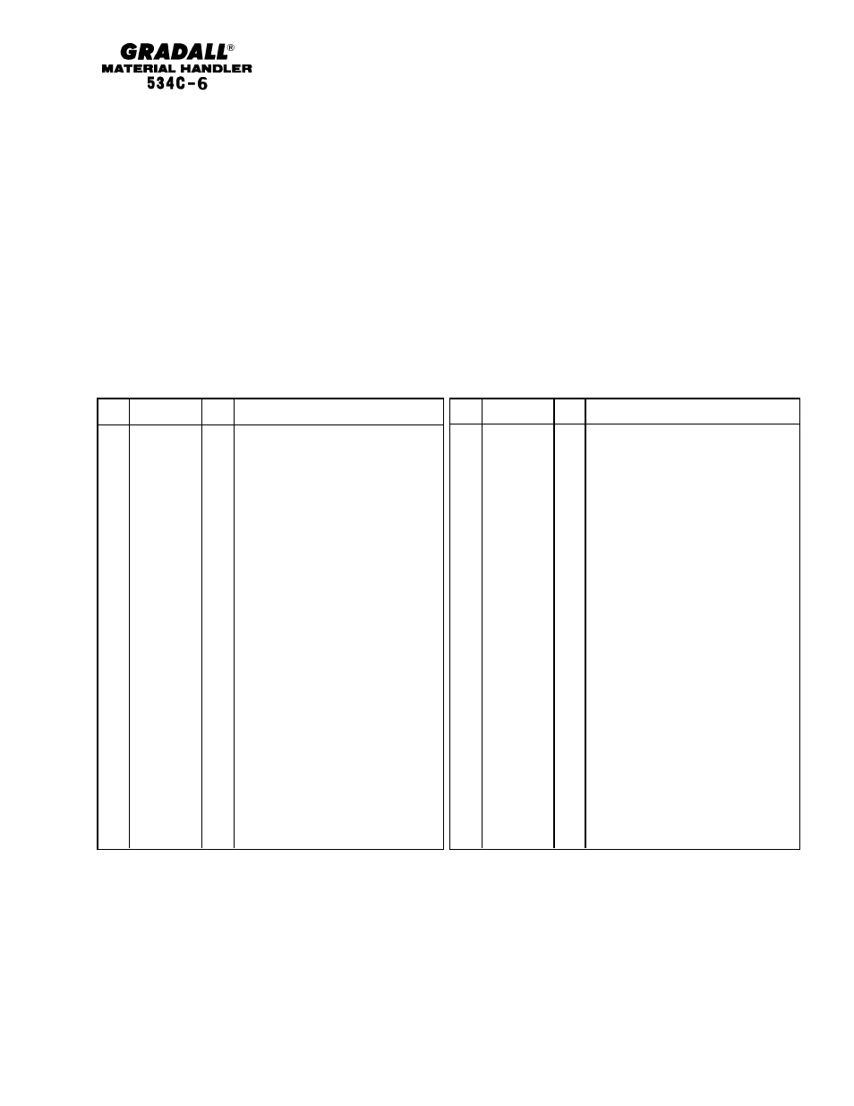 Gradall 534C-6 Parts Manual User Manual | Page 82 / 380