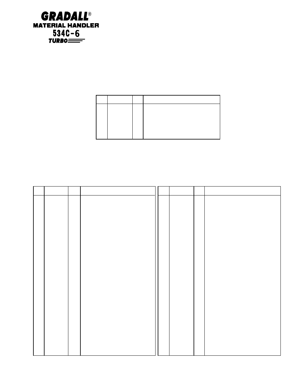 Gradall 534C-6 Parts Manual User Manual | Page 84 / 380