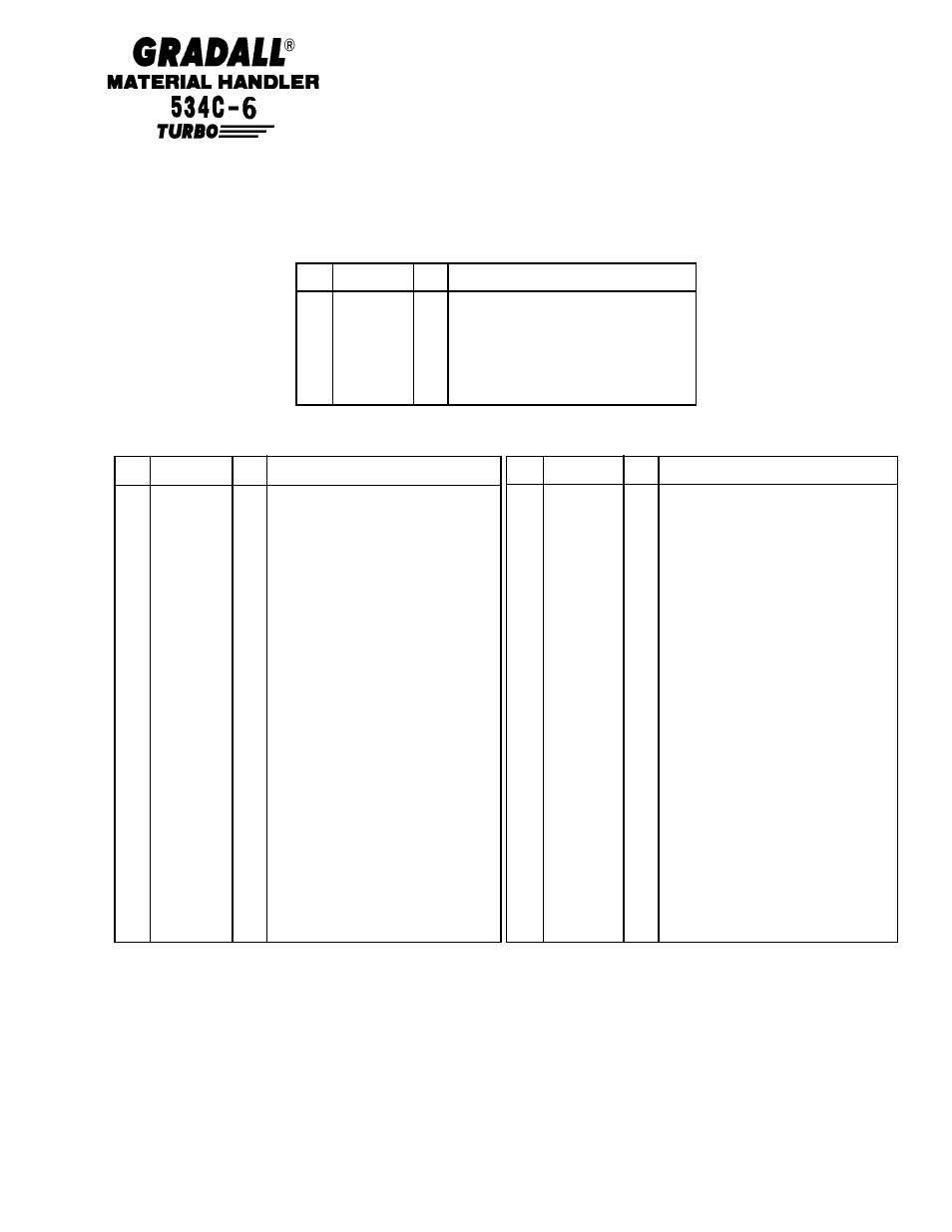 Gradall 534C-6 Parts Manual User Manual | Page 86 / 380