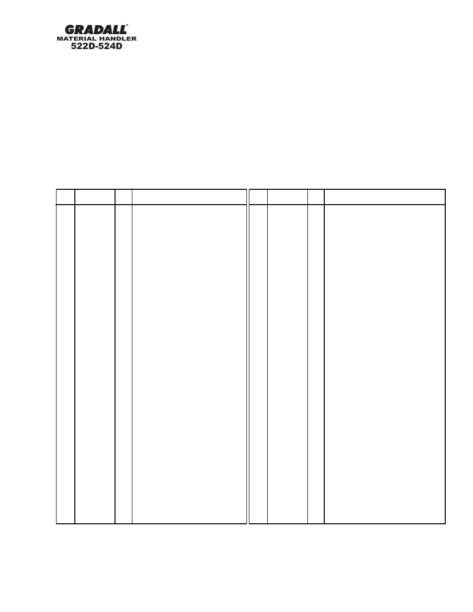 Gradall 524D User Manual | Page 131 / 225