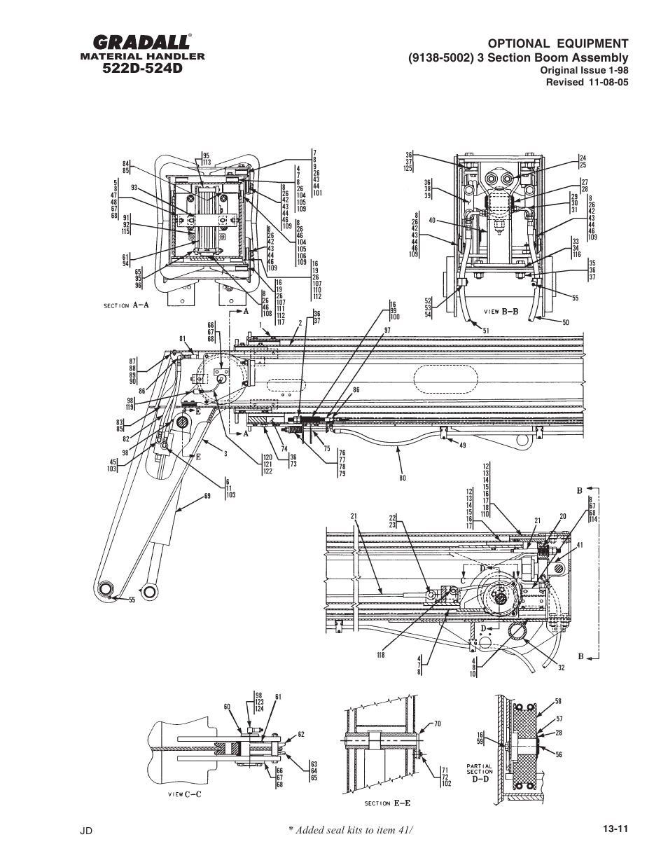 Gradall 524D User Manual | Page 182 / 225