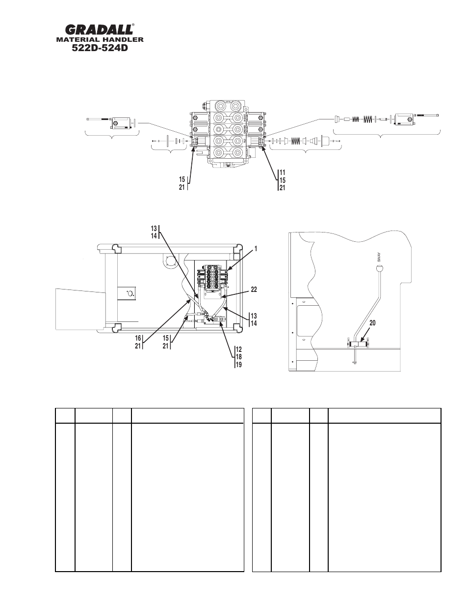 Gradall 524D User Manual | Page 220 / 225