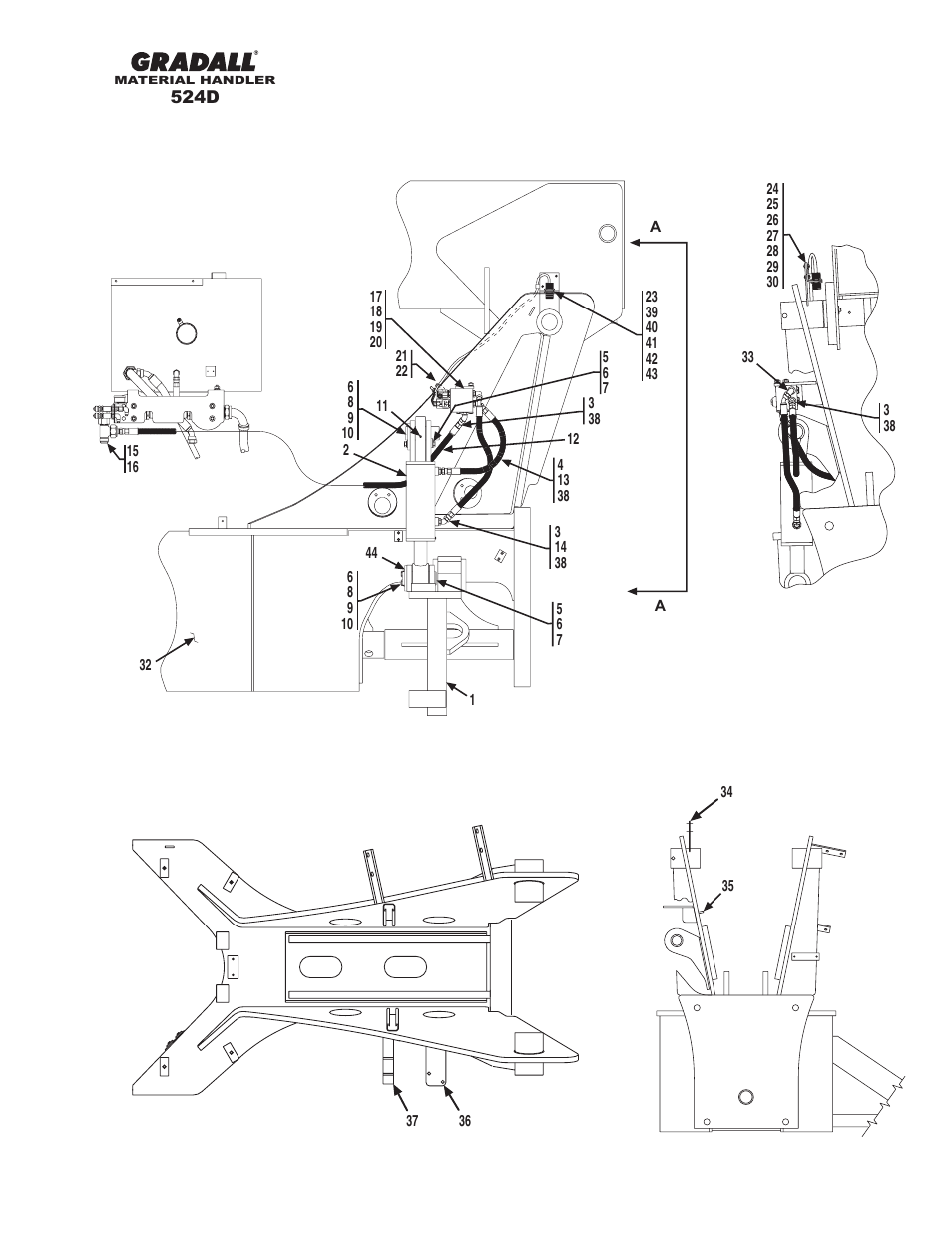 Gradall 524D User Manual | Page 221 / 225