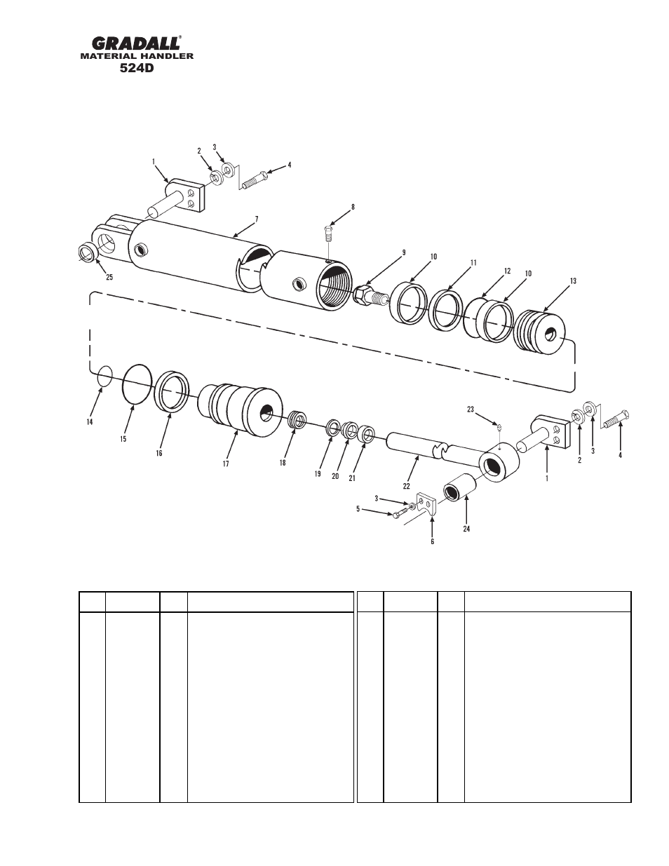 524d | Gradall 524D User Manual | Page 223 / 225
