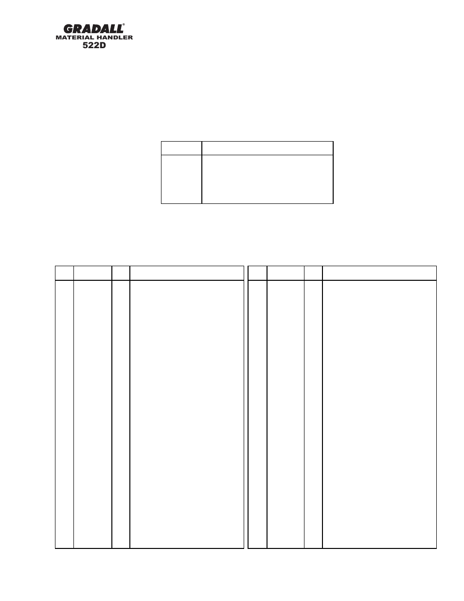 522d | Gradall 524D User Manual | Page 68 / 225