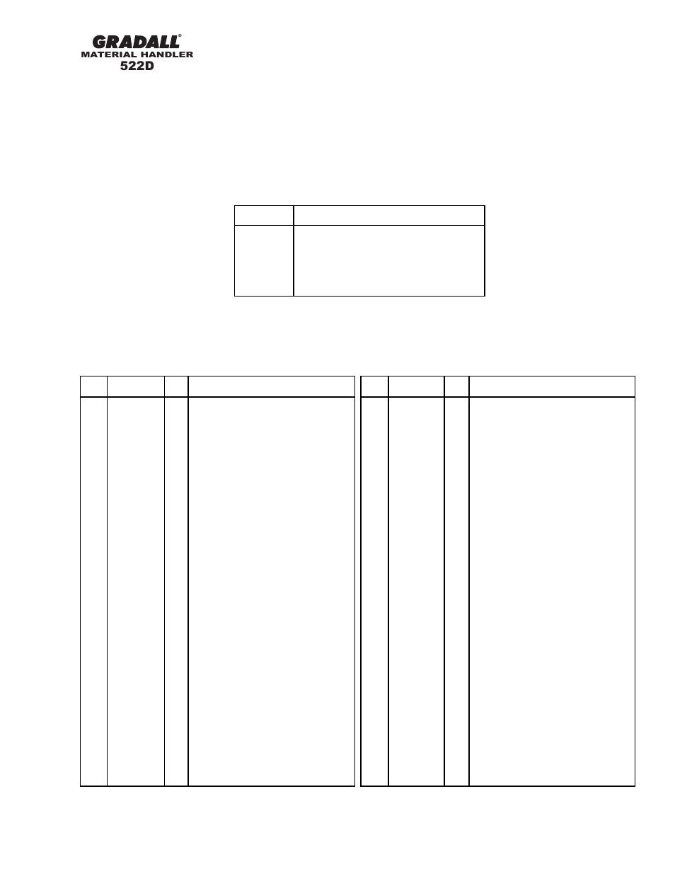 522d | Gradall 524D User Manual | Page 70 / 225