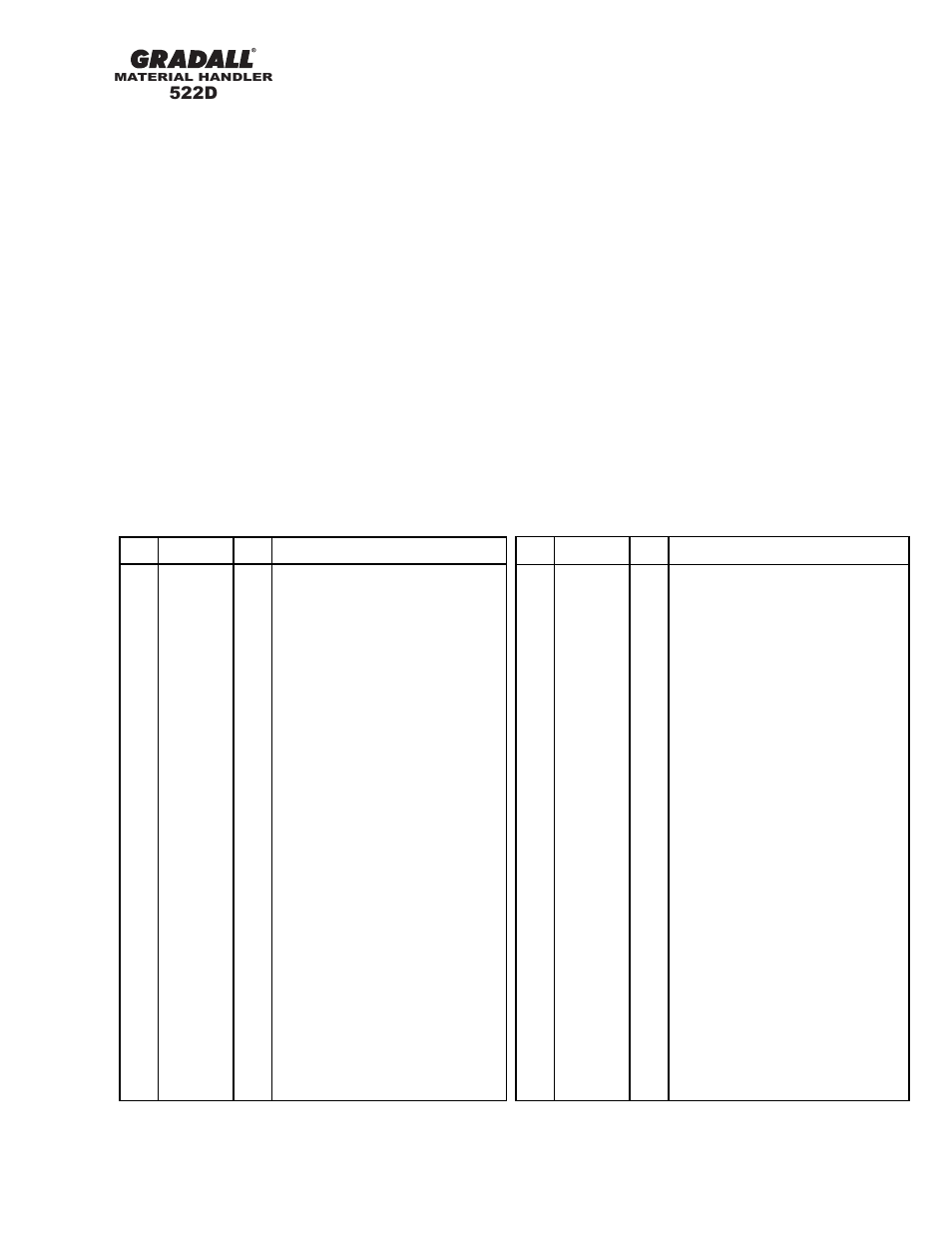522d | Gradall 524D User Manual | Page 75 / 225