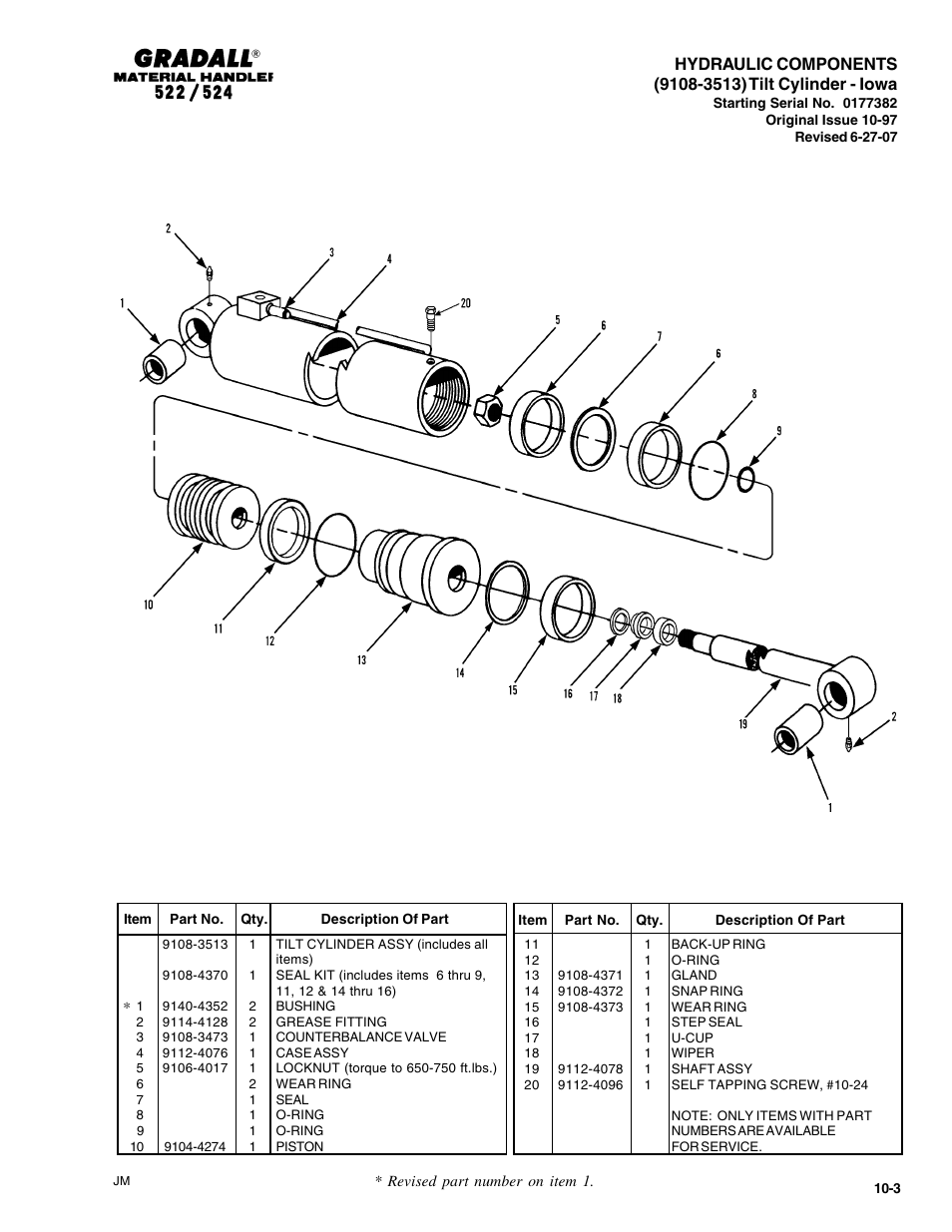 Gradall 524 Parts Manual User Manual | Page 162 / 312