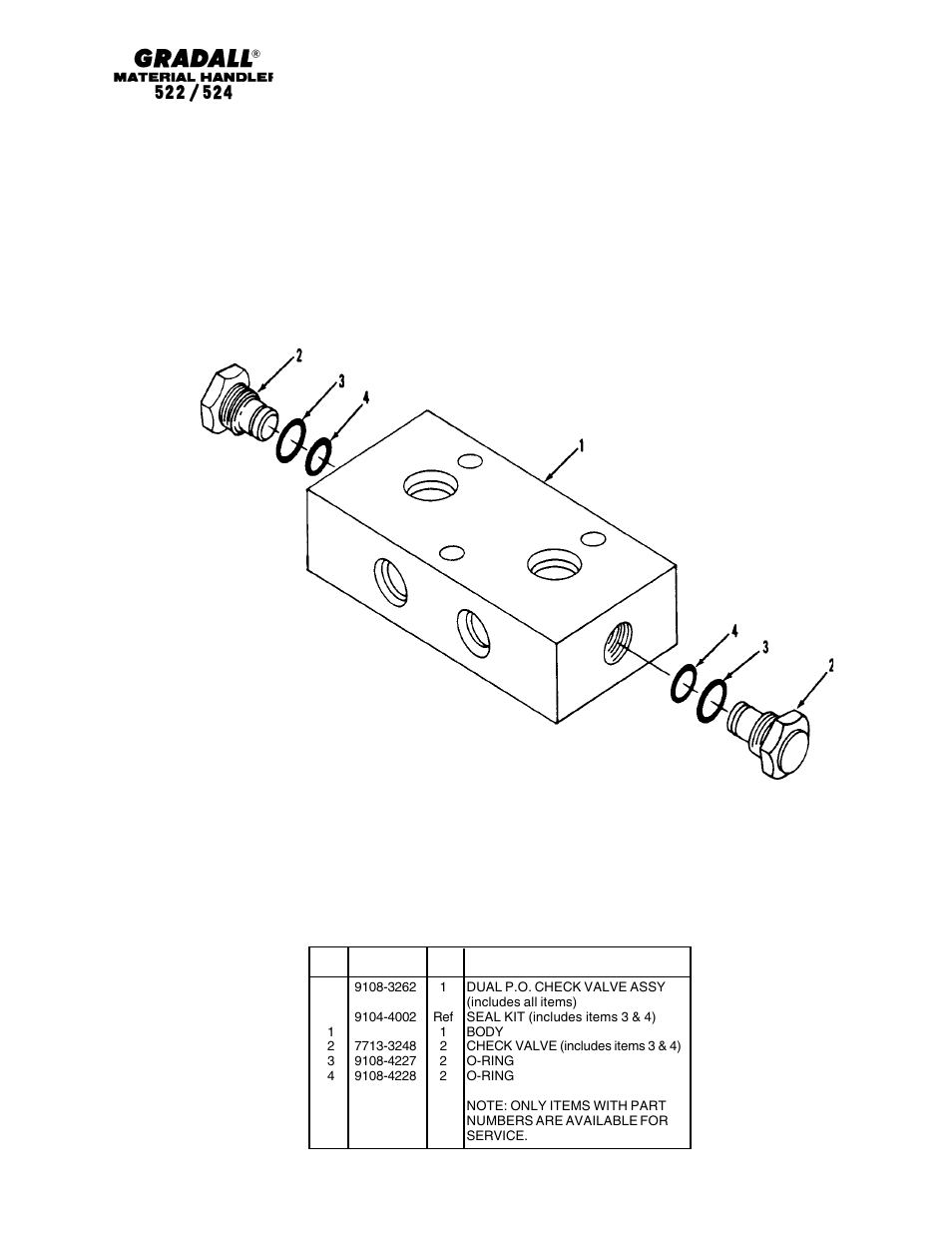 Gradall 524 Parts Manual User Manual | Page 178 / 312