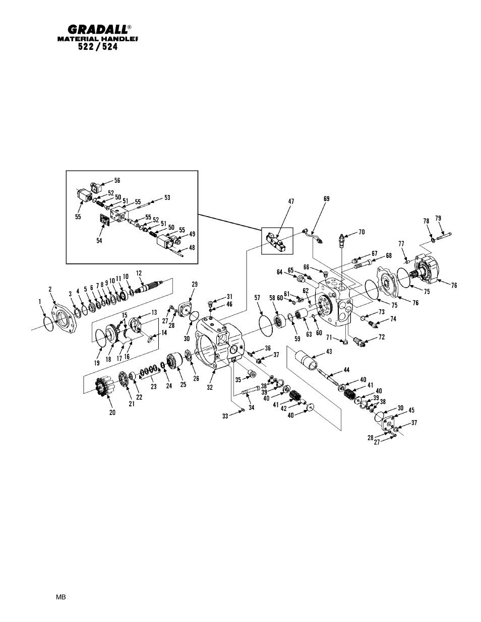 Gradall 524 Parts Manual User Manual | Page 184 / 312