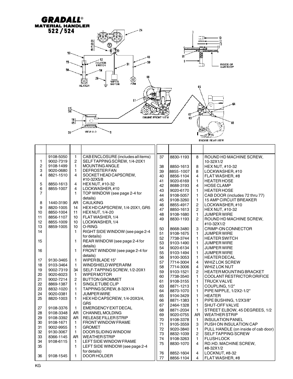 Gradall 524 Parts Manual User Manual | Page 249 / 312