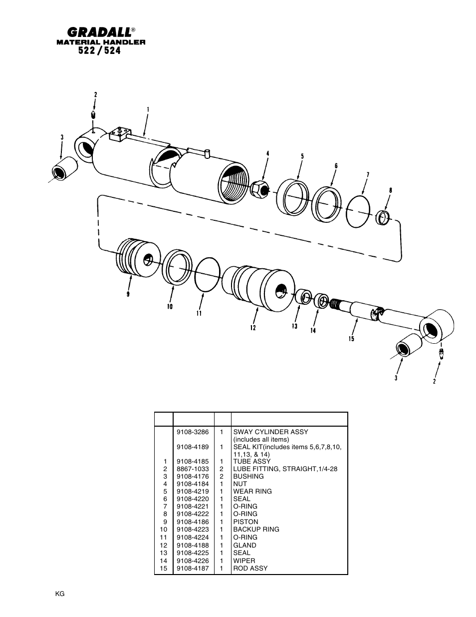 Gradall 524 Parts Manual User Manual | Page 267 / 312