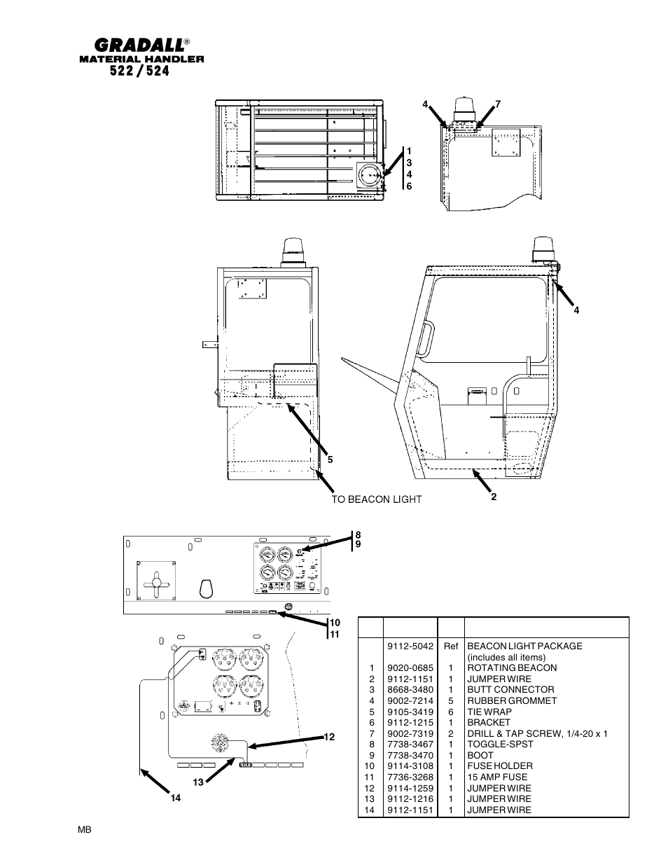Gradall 524 Parts Manual User Manual | Page 283 / 312