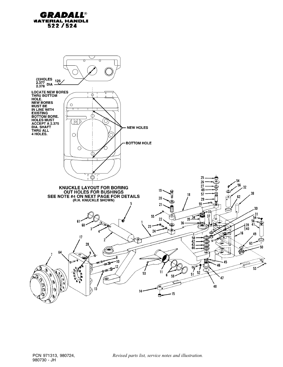 Gradall 524 Parts Manual User Manual | Page 32 / 312