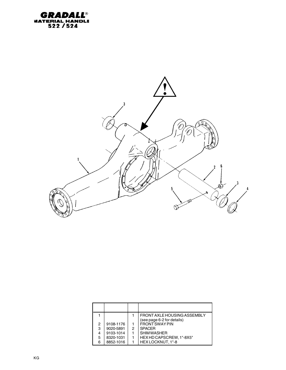 Gradall 524 Parts Manual User Manual | Page 38 / 312