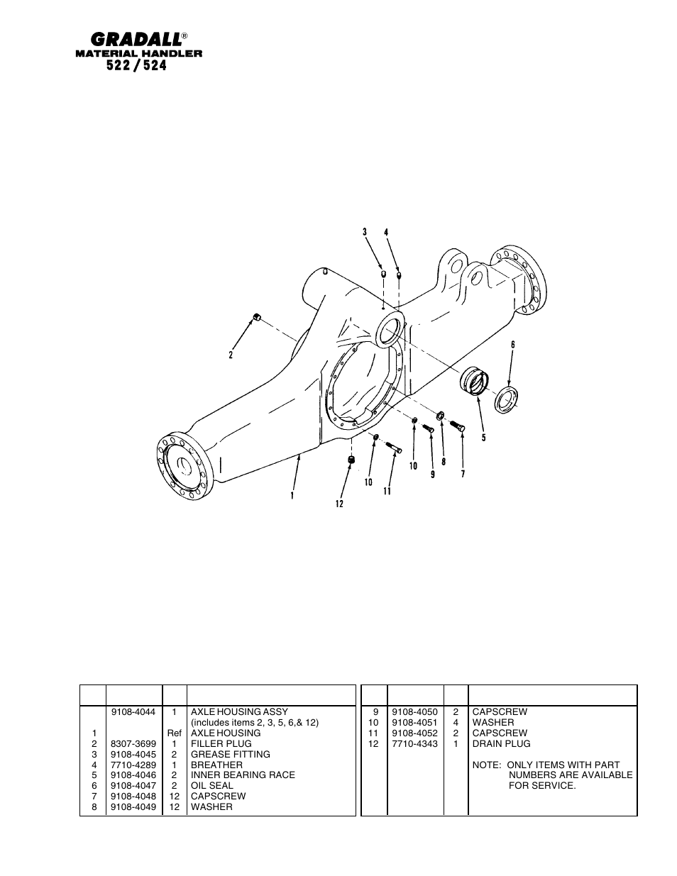 Gradall 524 Parts Manual User Manual | Page 85 / 312