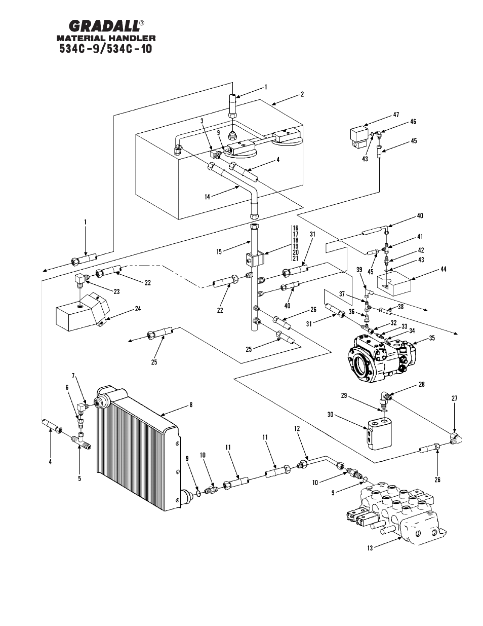 Gradall 534C-10 Parts Manual User Manual | Page 127 / 255