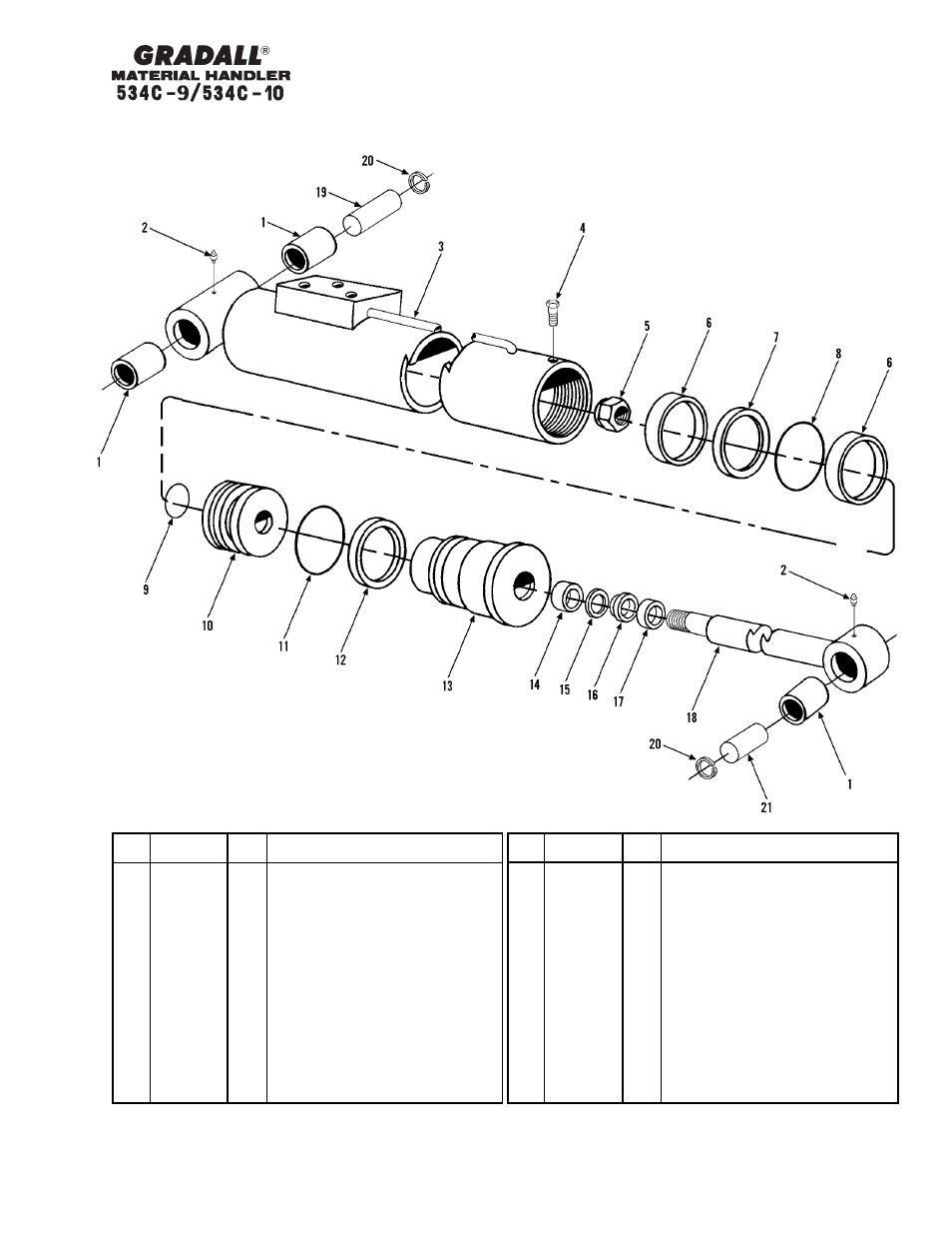 Gradall 534C-10 Parts Manual User Manual | Page 156 / 255