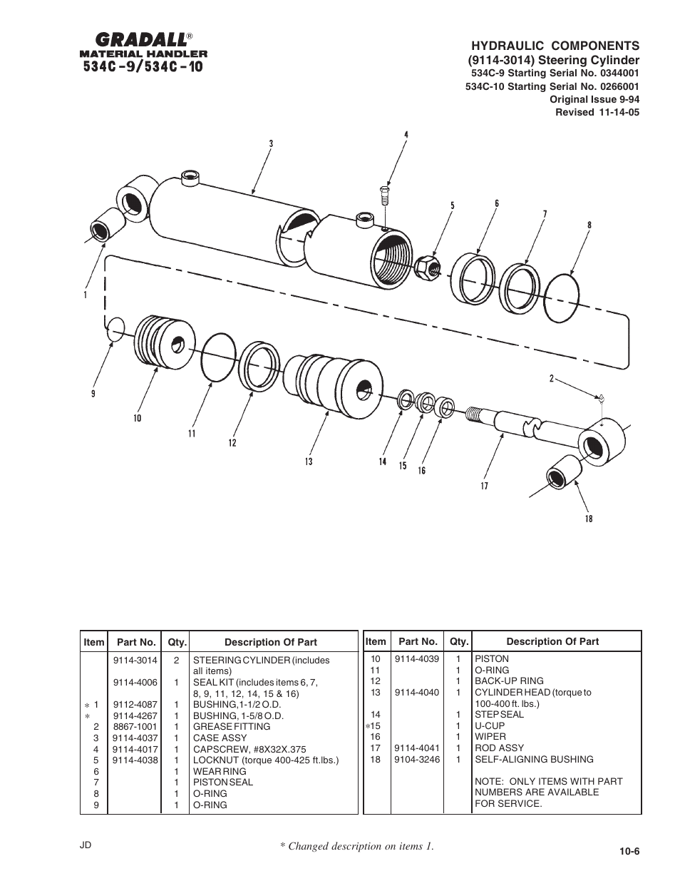 Gradall 534C-10 Parts Manual User Manual | Page 157 / 255
