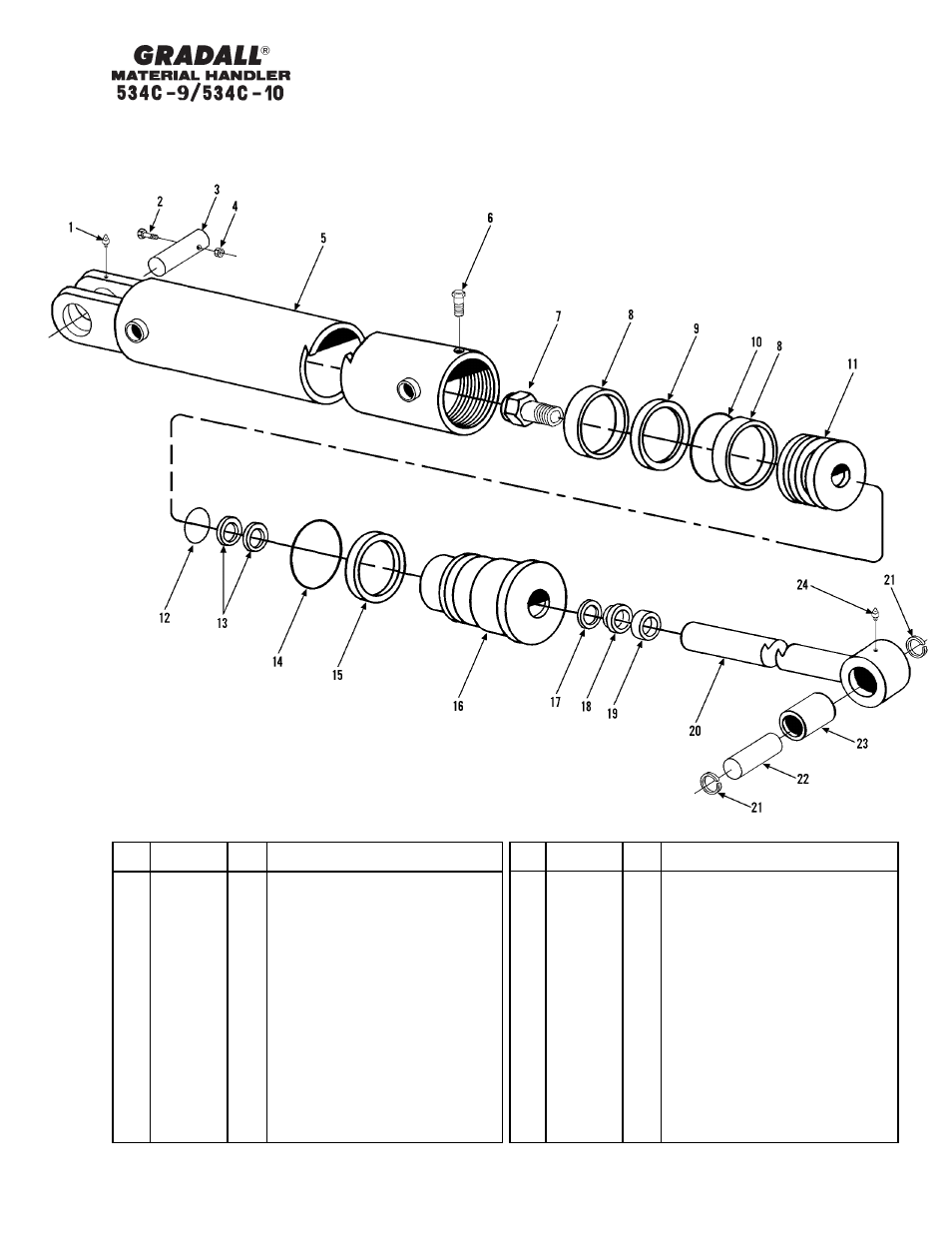 Gradall 534C-10 Parts Manual User Manual | Page 160 / 255