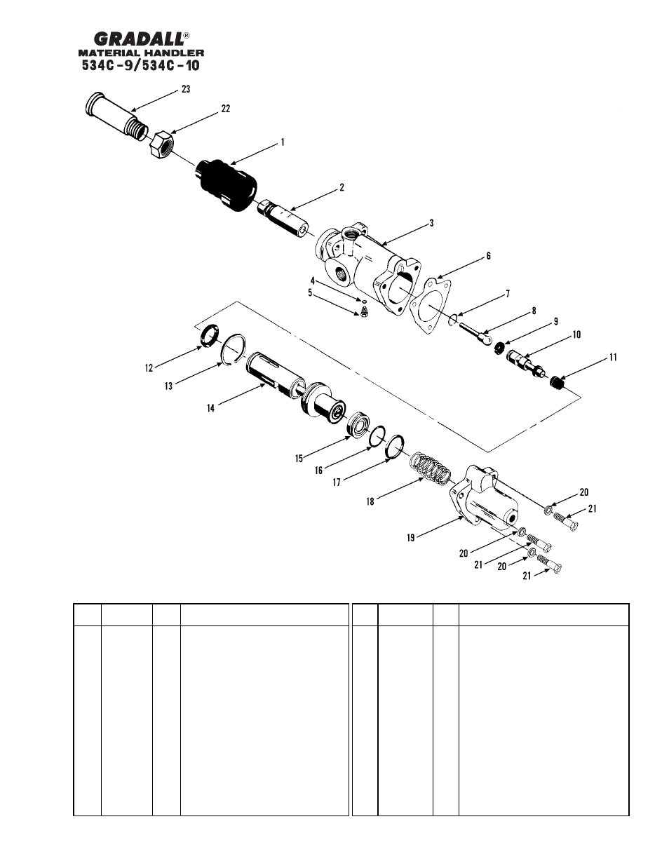 Gradall 534C-10 Parts Manual User Manual | Page 164 / 255
