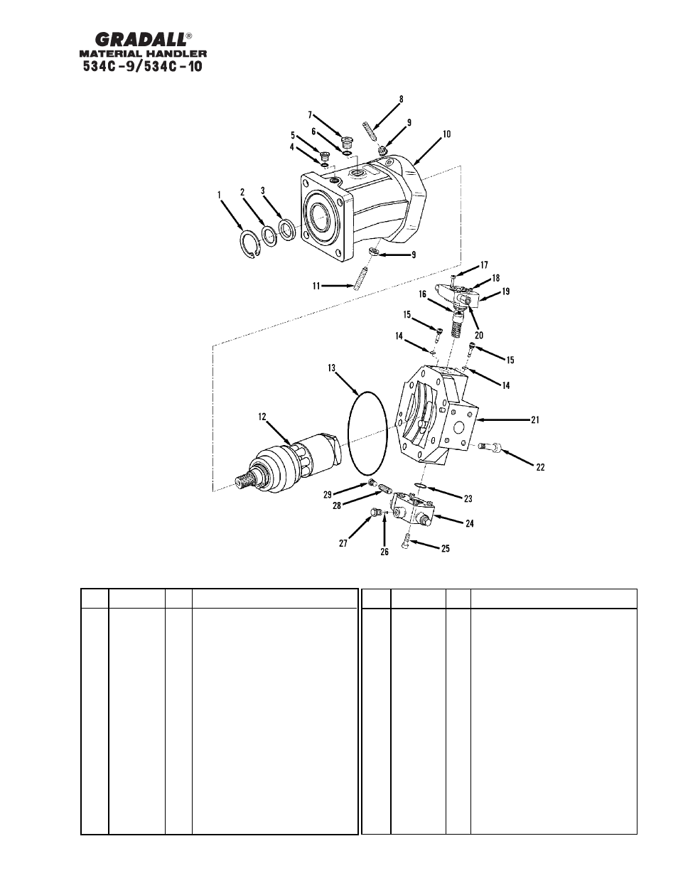 Gradall 534C-10 Parts Manual User Manual | Page 176 / 255