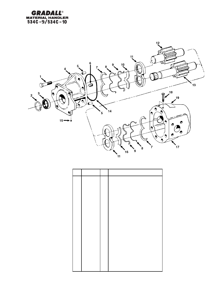 Gradall 534C-10 Parts Manual User Manual | Page 177 / 255
