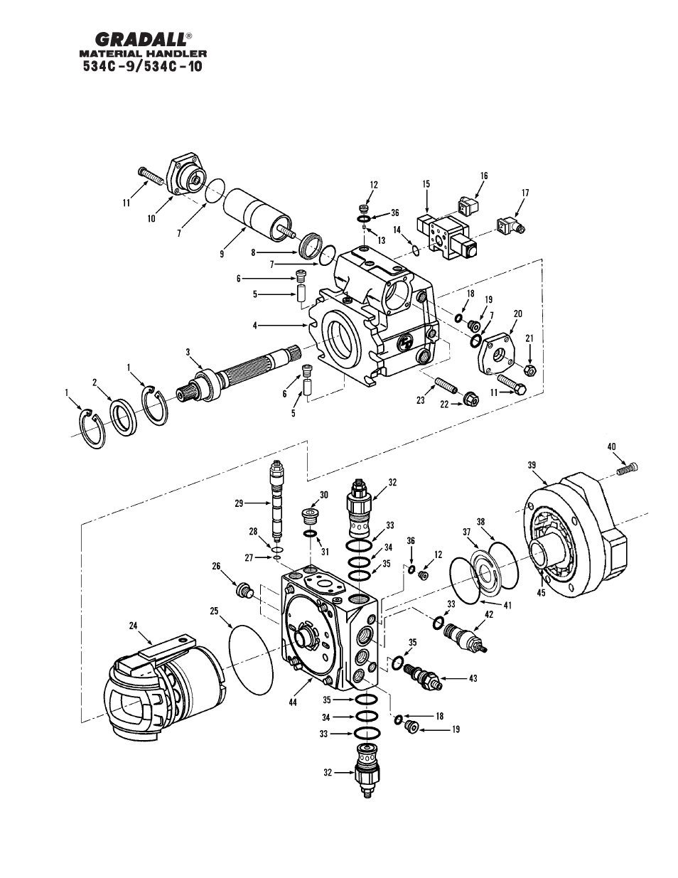 Gradall 534C-10 Parts Manual User Manual | Page 180 / 255