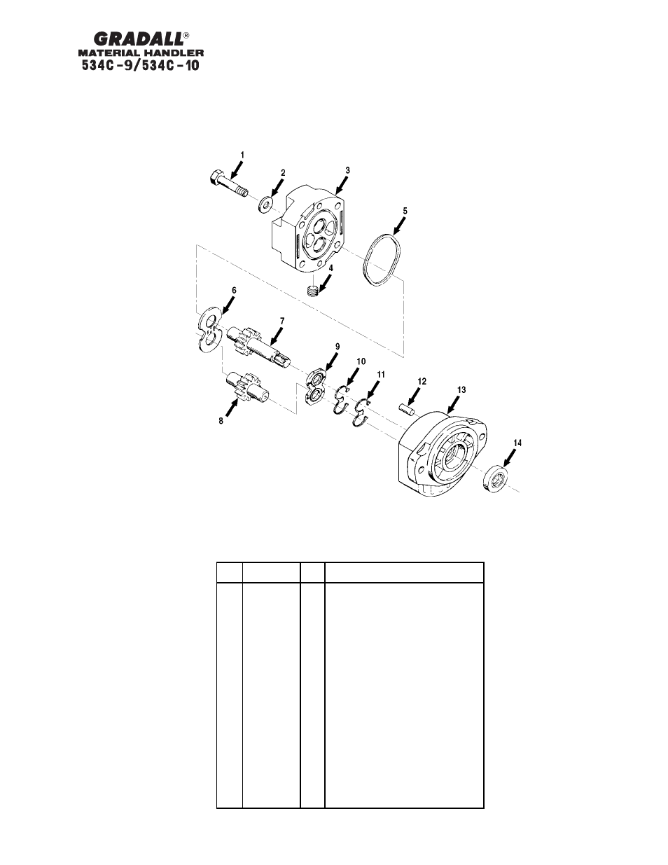 Gradall 534C-10 Parts Manual User Manual | Page 182 / 255