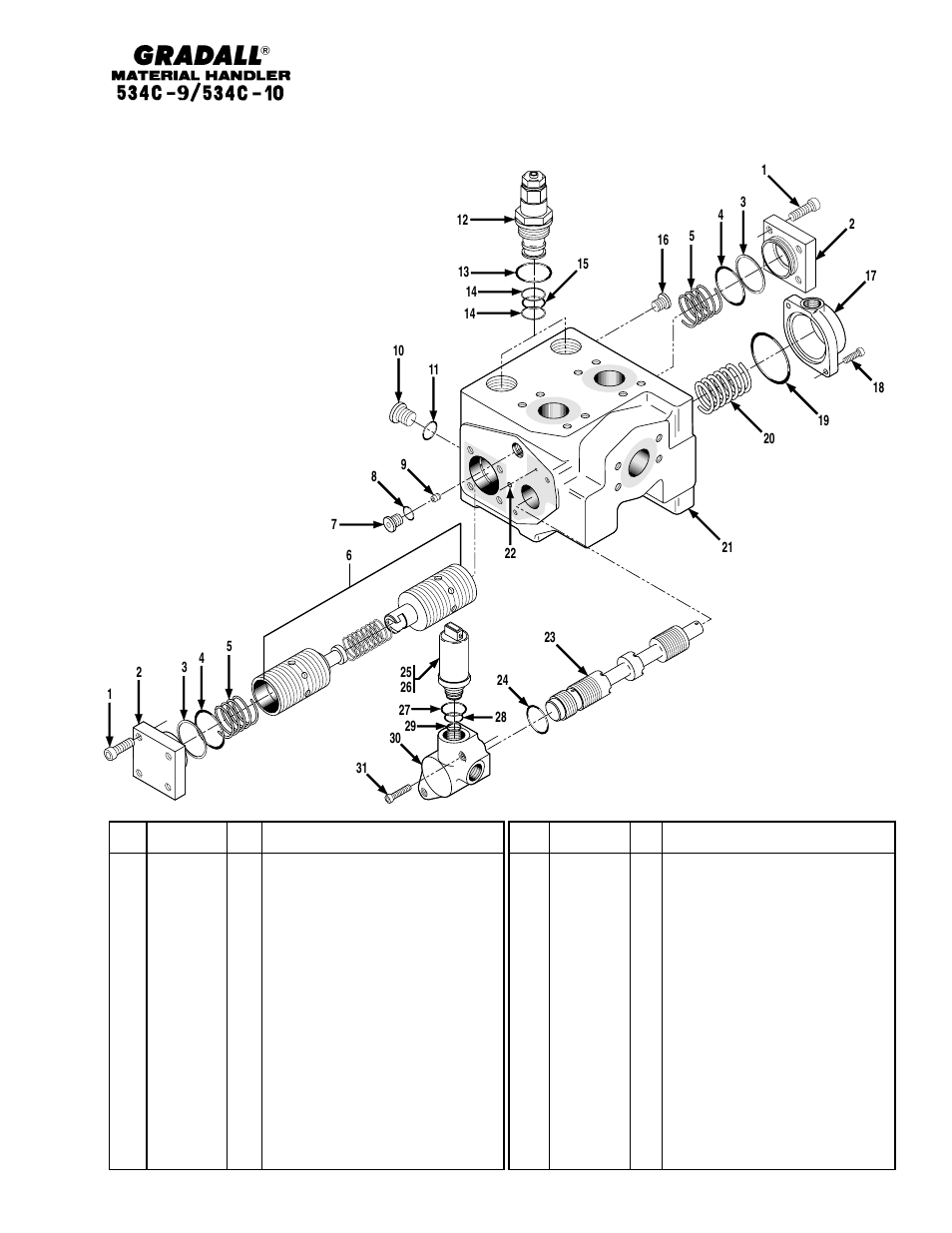 Gradall 534C-10 Parts Manual User Manual | Page 184 / 255