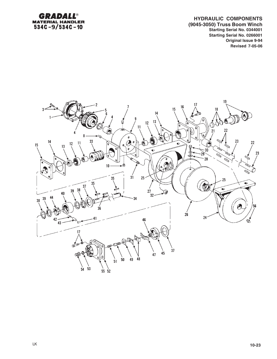Gradall 534C-10 Parts Manual User Manual | Page 188 / 255