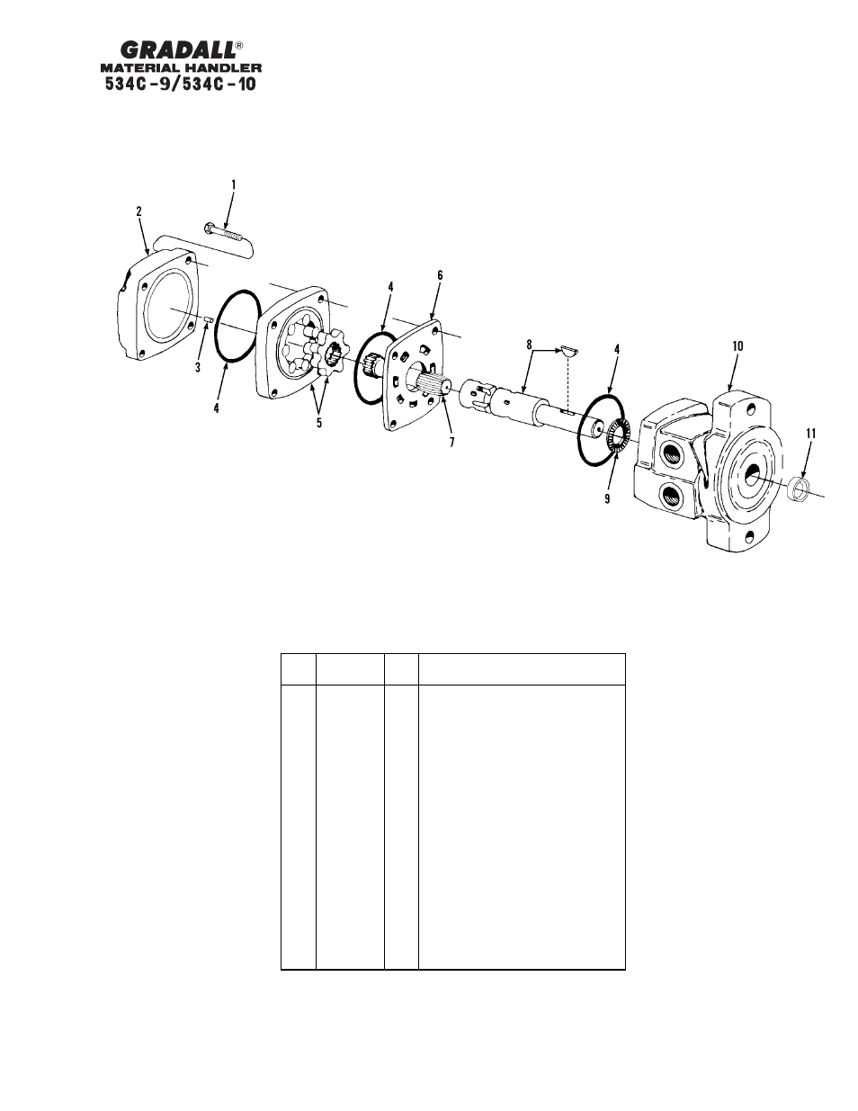 Gradall 534C-10 Parts Manual User Manual | Page 190 / 255