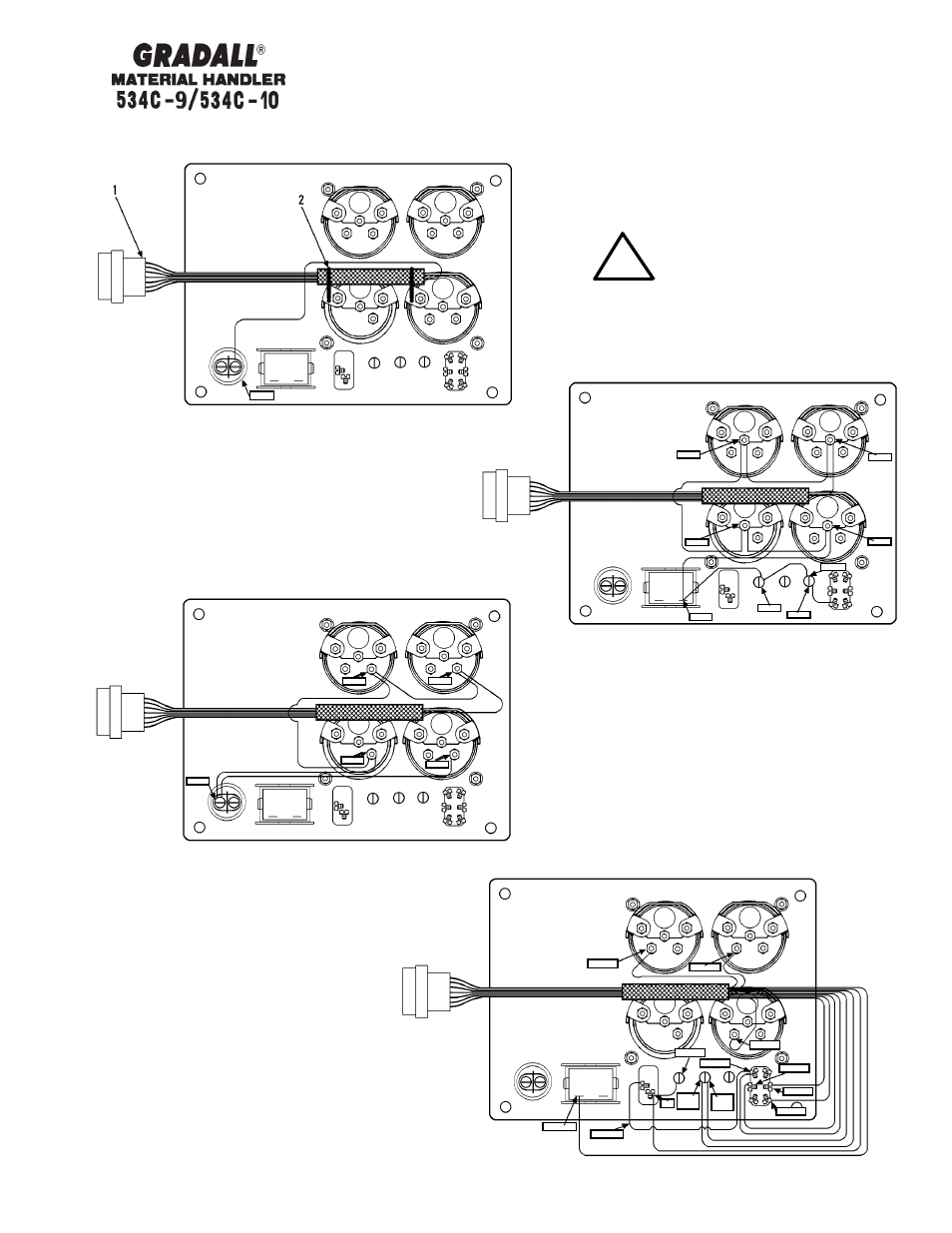 Section 11 electrical, Sequence #1 sequence #2 sequence #3 sequence #4 | Gradall 534C-10 Parts Manual User Manual | Page 195 / 255