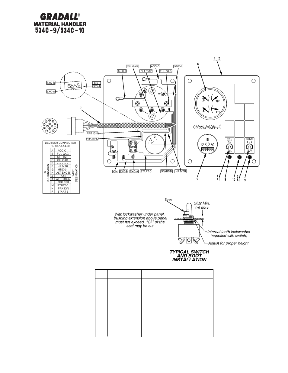 Gradall 534C-10 Parts Manual User Manual | Page 197 / 255