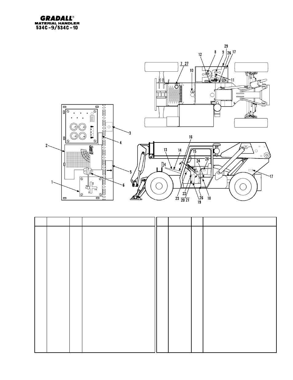 Section 12 miscellaneous, Miscellaneous frame decals | Gradall 534C-10 Parts Manual User Manual | Page 201 / 255