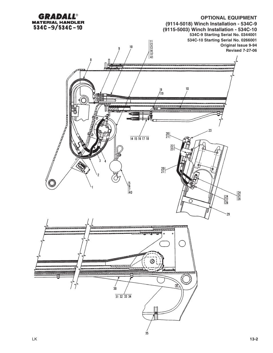 Gradall 534C-10 Parts Manual User Manual | Page 206 / 255
