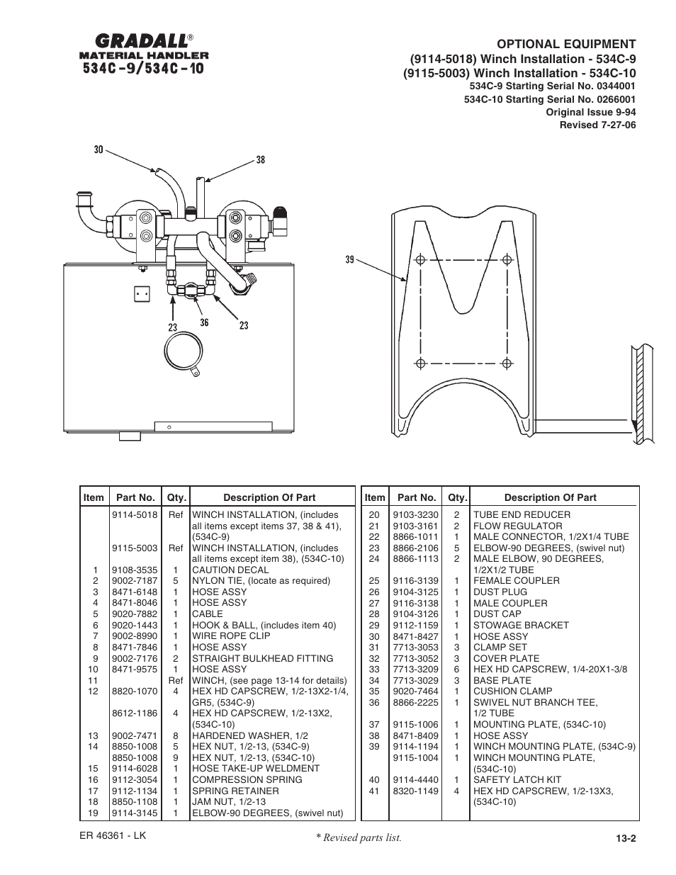 Gradall 534C-10 Parts Manual User Manual | Page 207 / 255