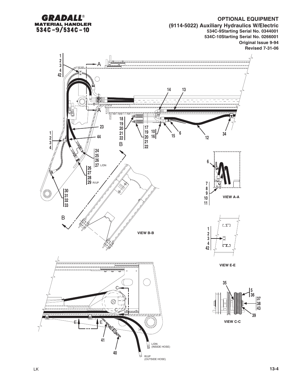Gradall 534C-10 Parts Manual User Manual | Page 212 / 255