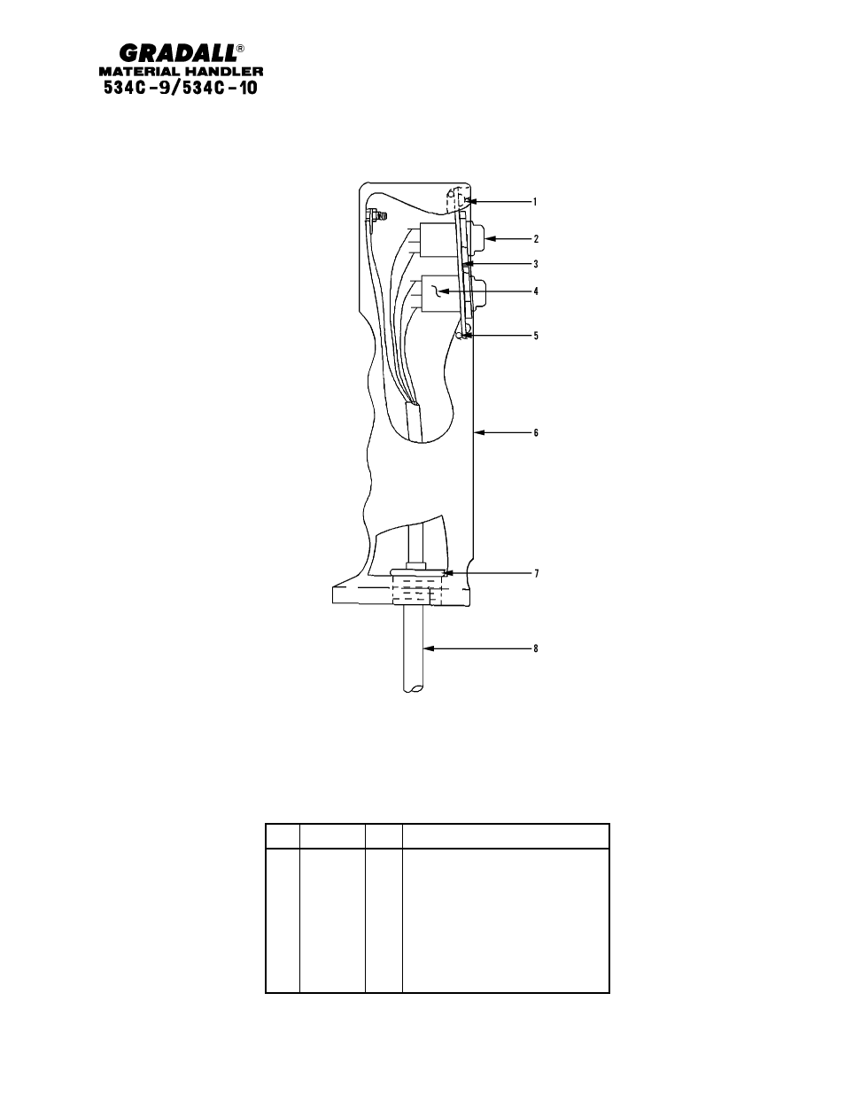 Gradall 534C-10 Parts Manual User Manual | Page 250 / 255
