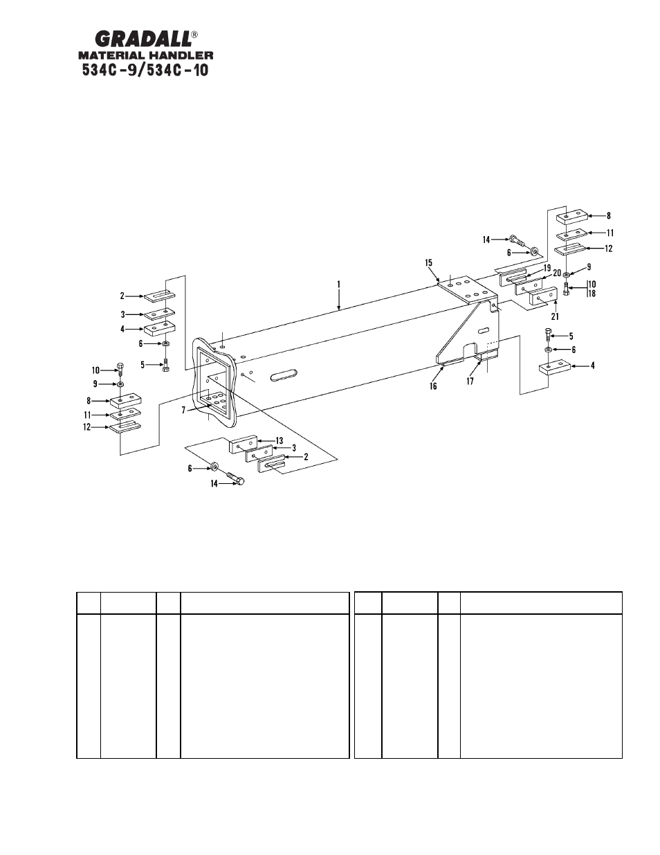 Gradall 534C-10 Parts Manual User Manual | Page 41 / 255