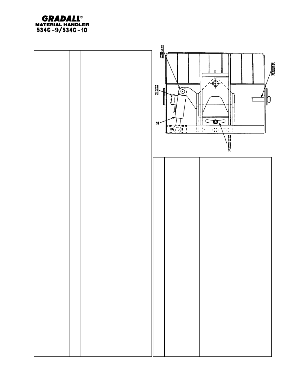 Gradall 534C-10 Parts Manual User Manual | Page 60 / 255