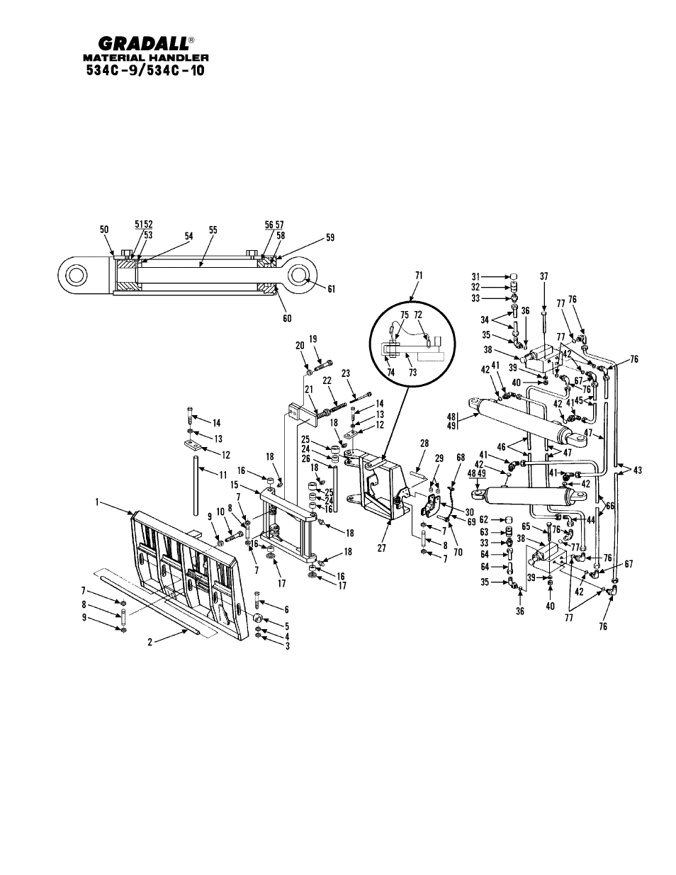 Gradall 534C-10 Parts Manual User Manual | Page 61 / 255