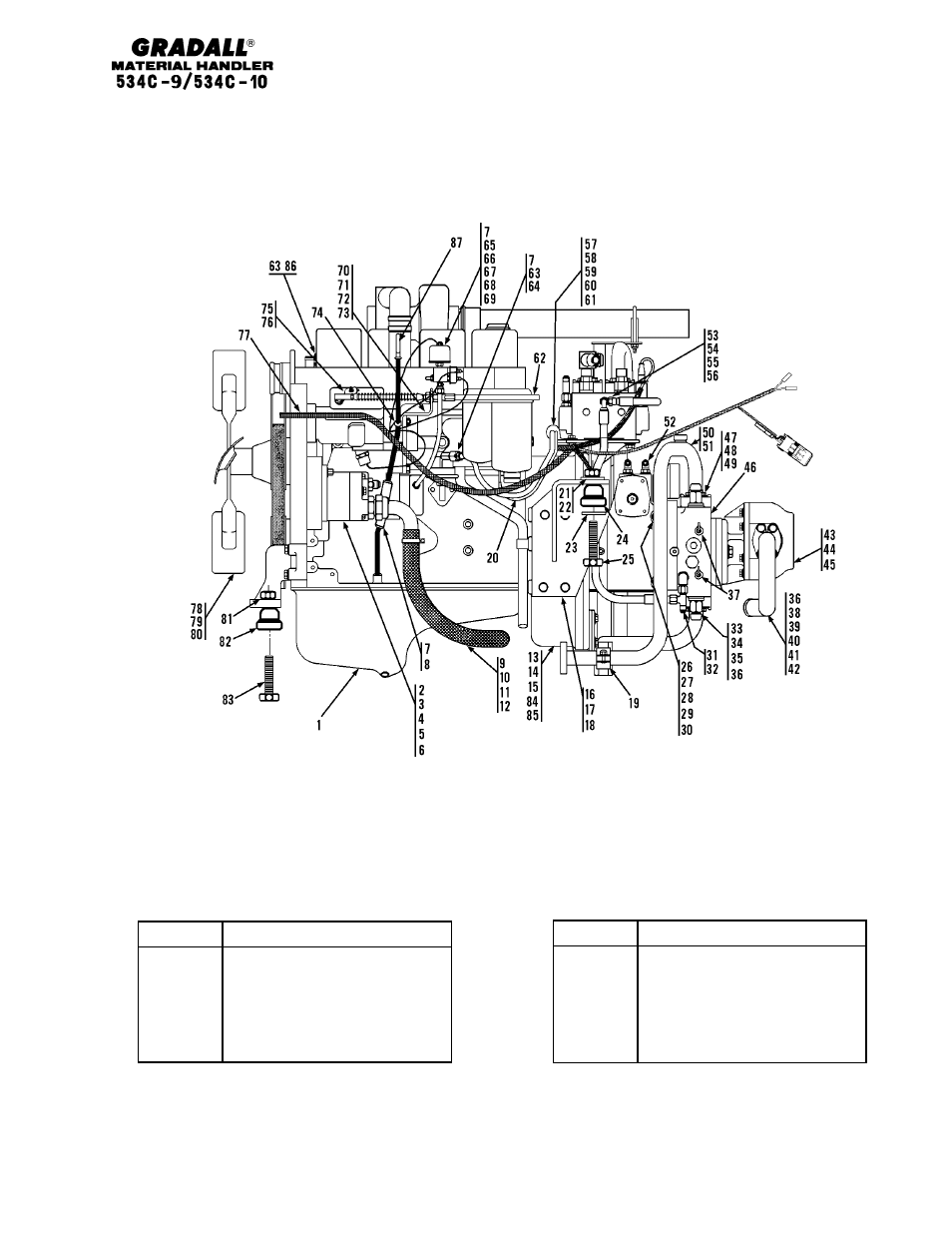 534c-9 | Gradall 534C-10 Parts Manual User Manual | Page 66 / 255