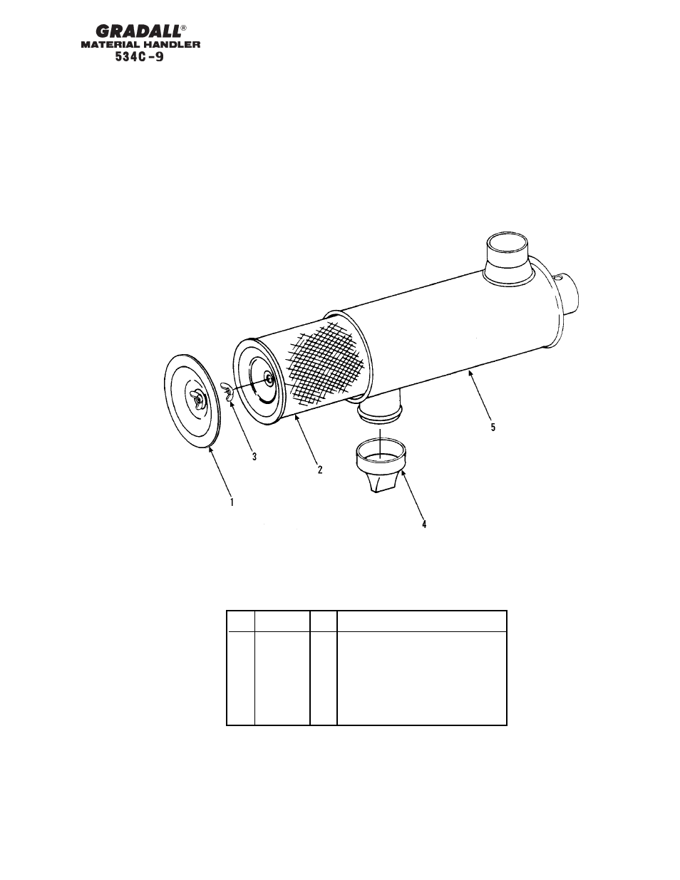 Engine & attaching parts air cleaner | Gradall 534C-10 Parts Manual User Manual | Page 84 / 255